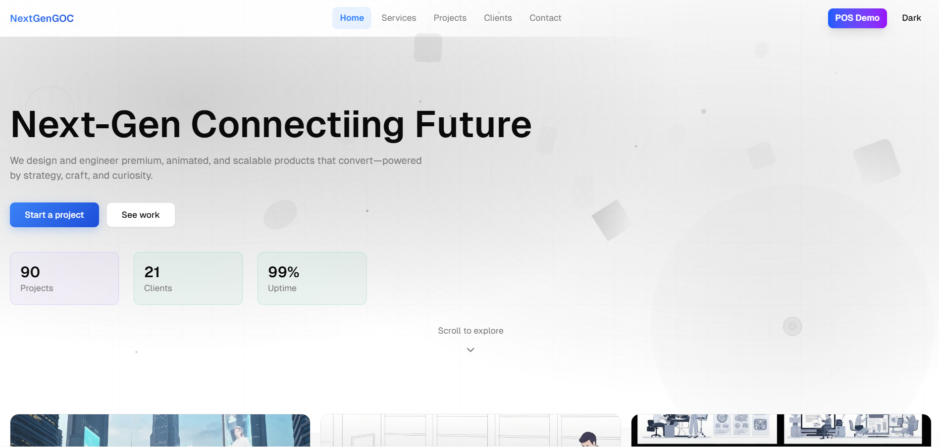 NextGenGOC - Company Portfolio Website with Dynamic Admin CMS
