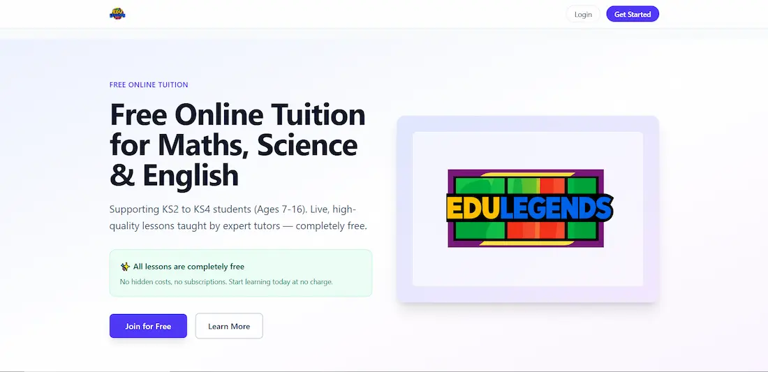 Edu Legends Learning Platform