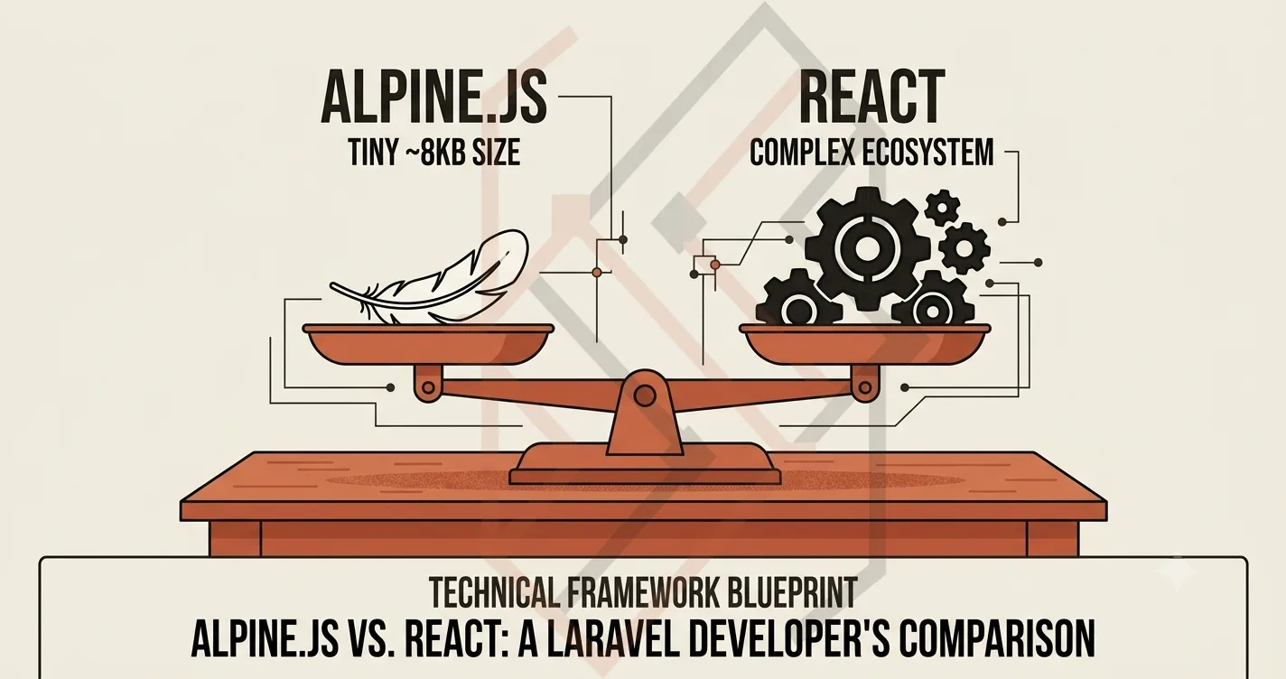 Why I Choose Alpine.js Over React for Laravel Dashboards on Shared Hosting